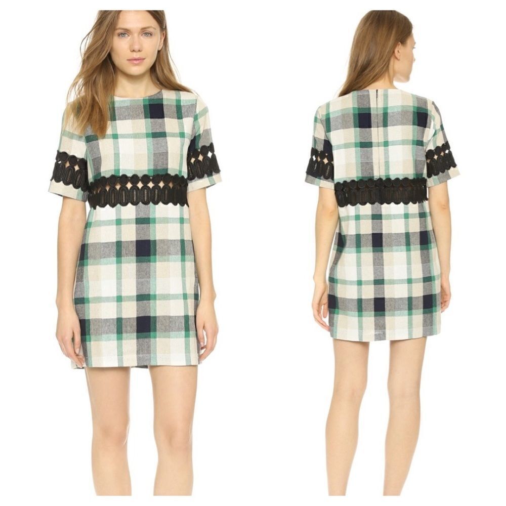 English Factory Mini plaid Dress - Picture 1 of 8